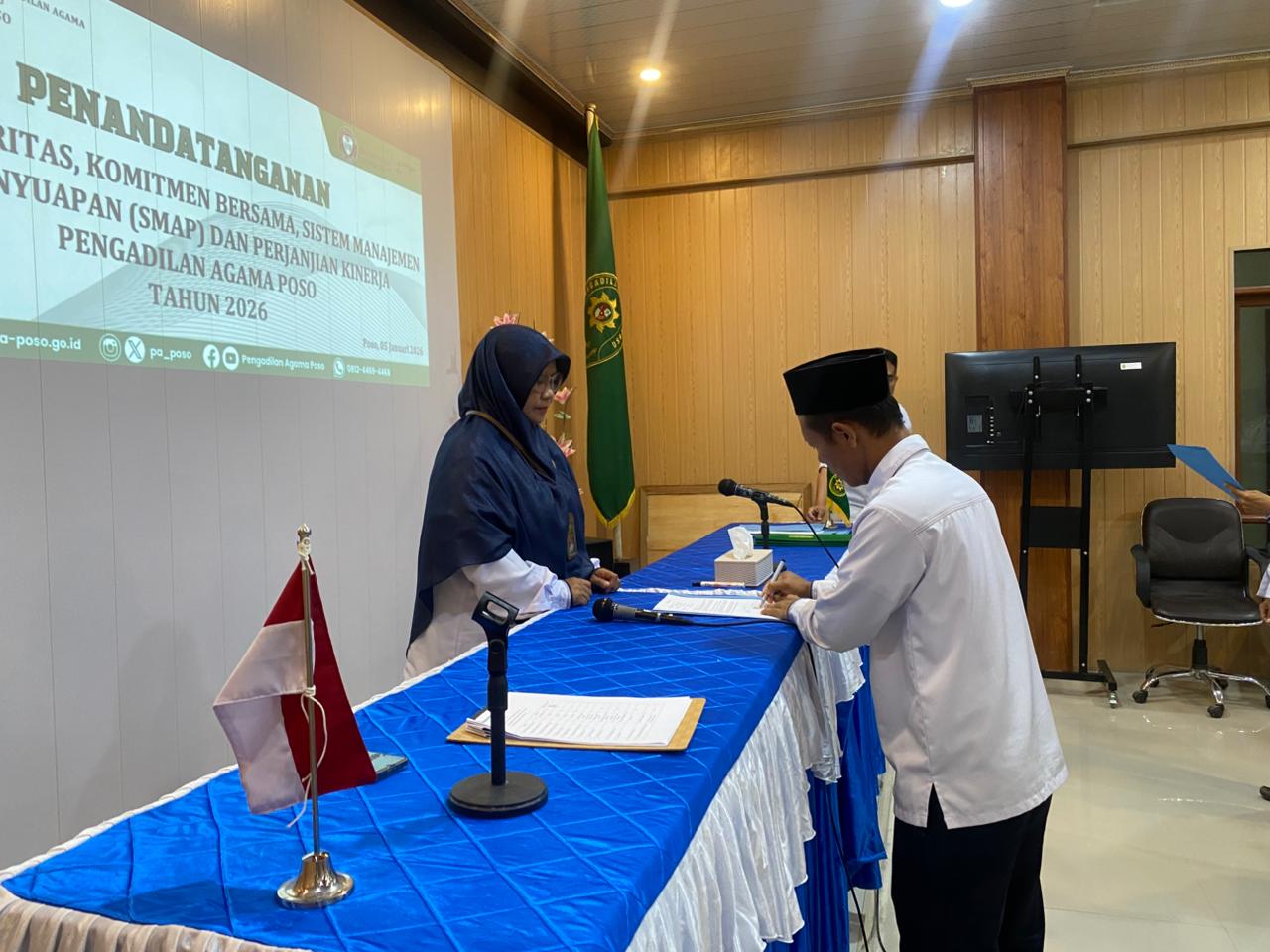 1. Penandatanganan Pakta Integritas Perjanjian Kinerja dan Komitmen Bersama Tahun 2026