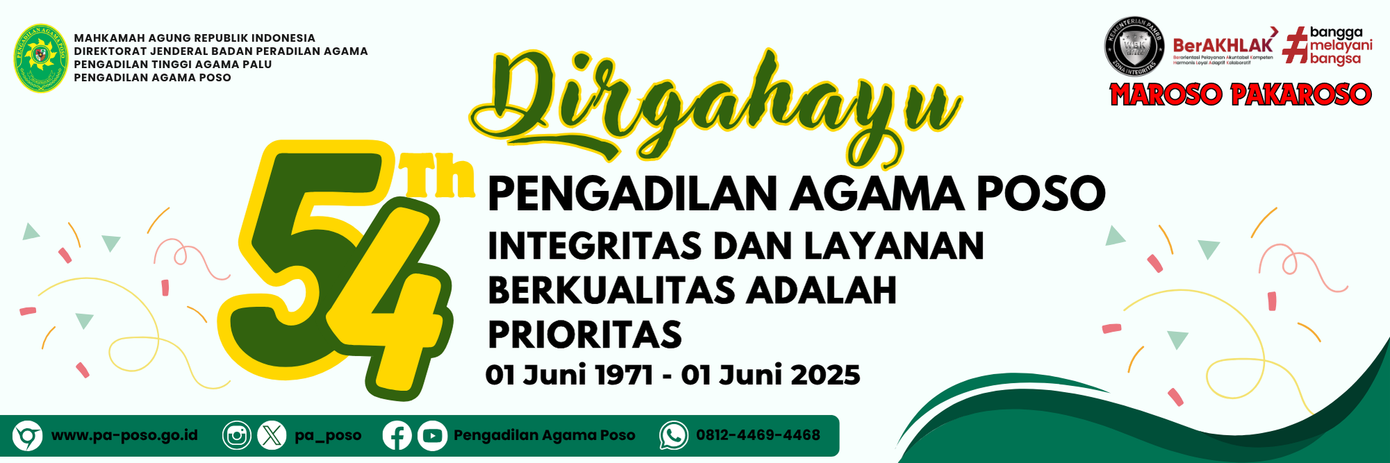 Spanduk Dirgahayu 1