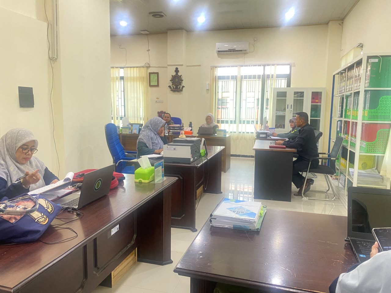 Rapat Evaluasi Kinerja Bulan Agustus 2026 Bidang Kesekretariatan